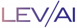 LEV AI Logo Plum Blue